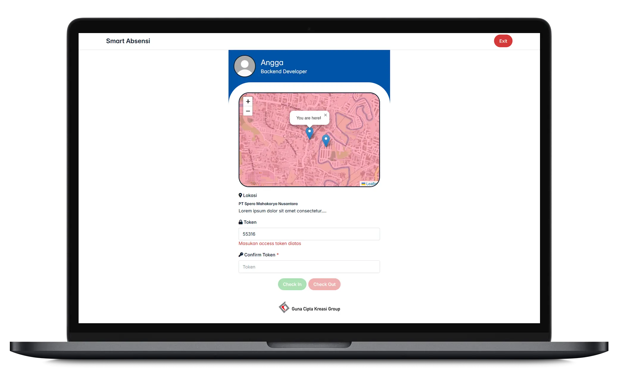 Absensi PT Guna Cipta Kreasi Group icon